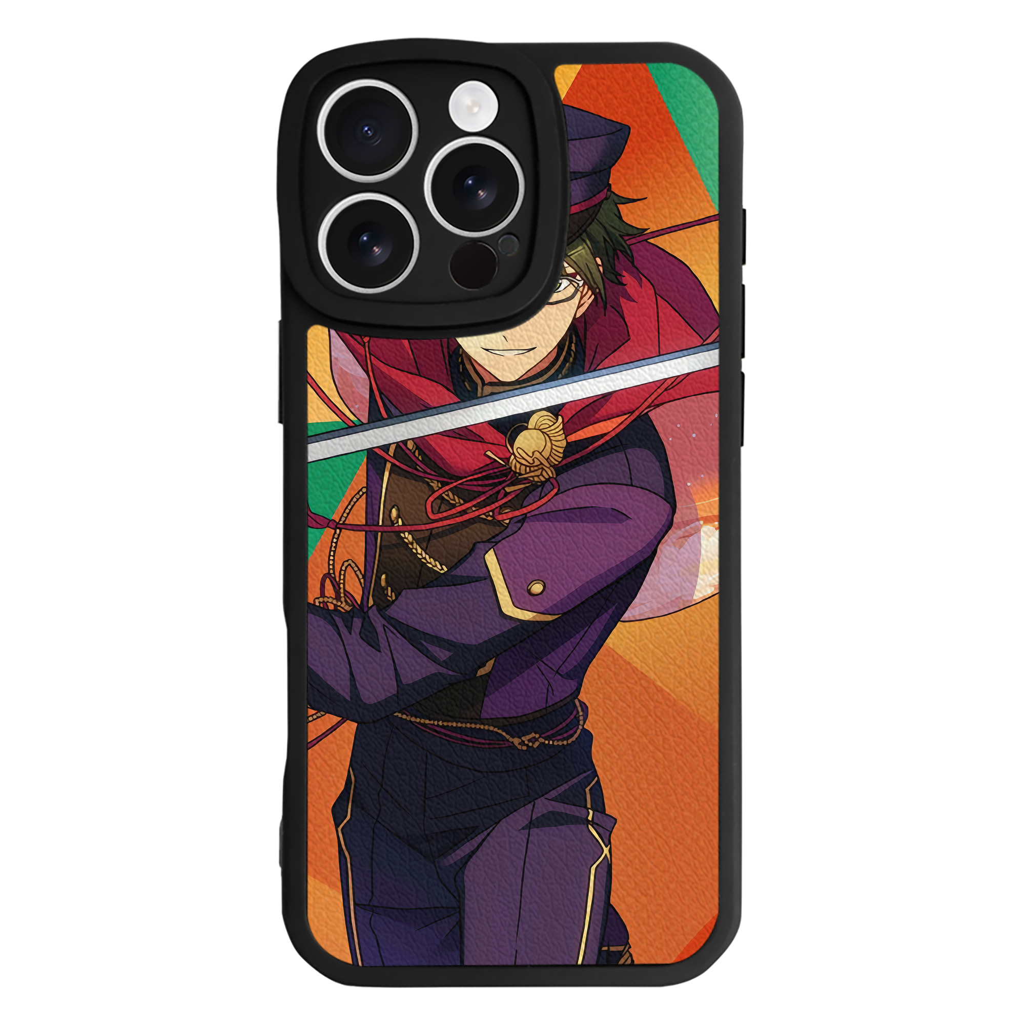（画像用） あんさんぶるスターズ! Ensemble Stars 【iPhone 16シリーズ対応】シリコンスマホケース（レザー調） 材質：シリコン